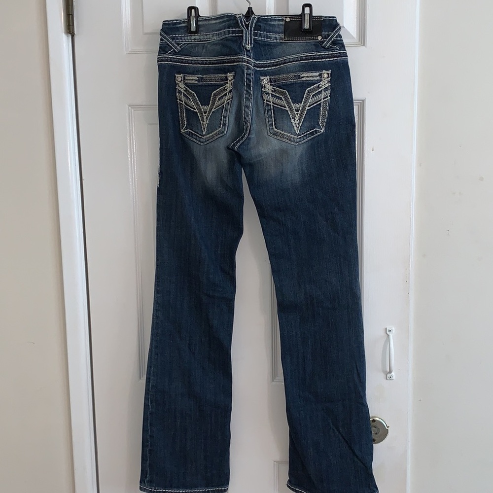 Vigoss Rhinestone button jeans - Picture 3 of 4